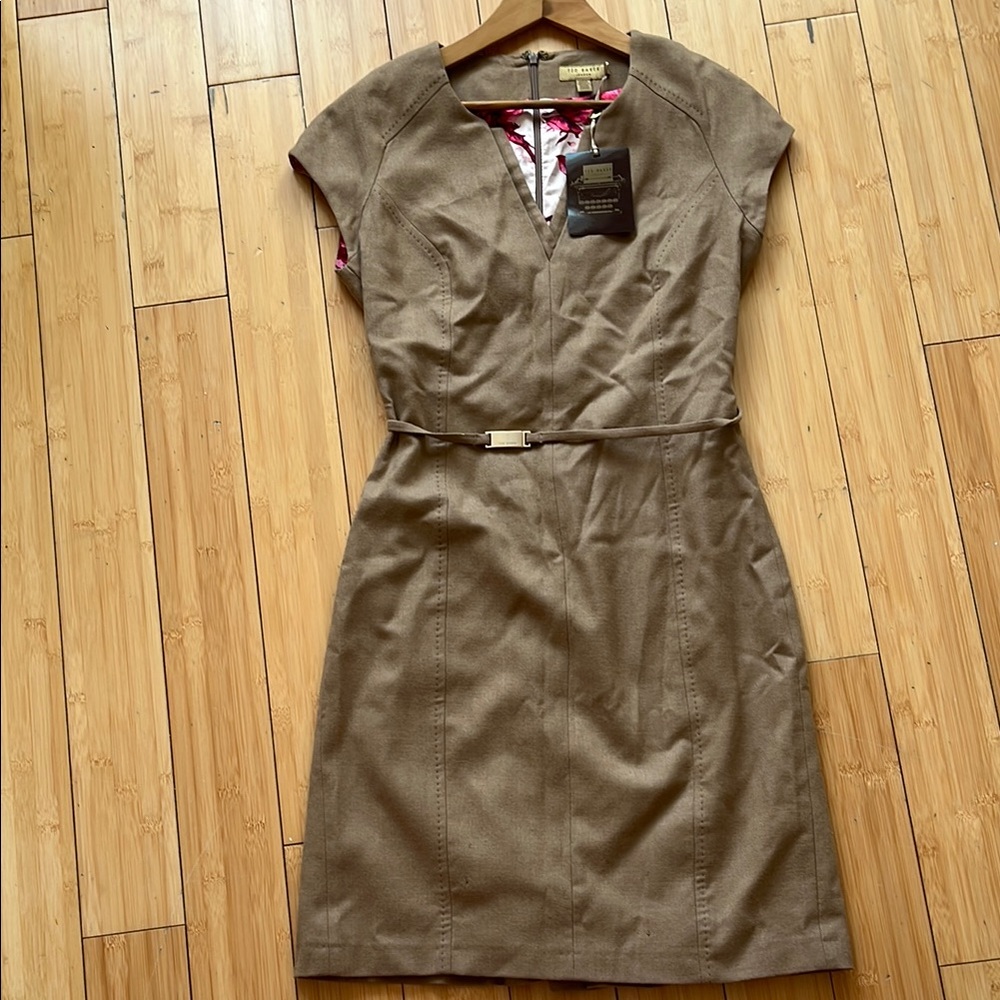 Ted Baker London - Flannel Suit Dress - size 2